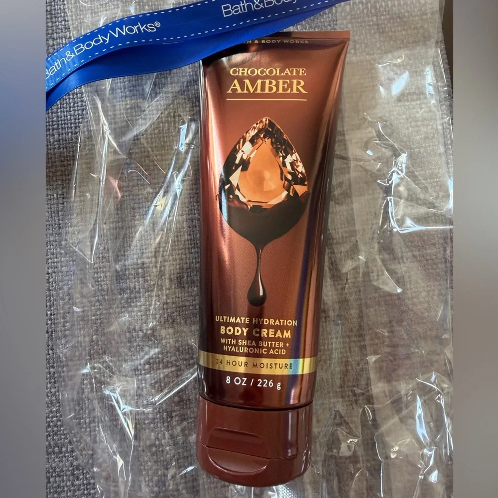 Bath & Body Works Chocolate Amber Body Cream 8oz fl